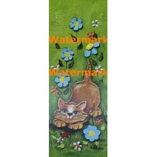 Kitty & Ladybug  - #XD6124  -  PRINT