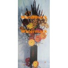 Straw Flowers  -  #XBFL762  -  PRINT