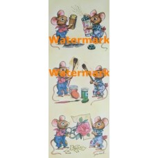 Cute Critters  - #XBJ517  -  PRINT