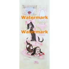 Pink Toilet Paper Bow  -  #XKGK469  -  PRINT
