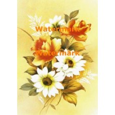 Roses & Daisies  - XD8107  -  PRINT