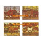 Main Street Scenes  - XBAM104  -  PRINT 4 UP Design