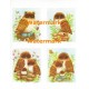 Owls  - XBAN332  -  PRINT 4 Up Designs