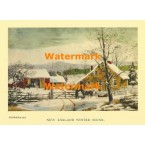 New England Winter Scene  - XBCI-15  -  PRINT