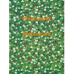 Flowers in Green  - XBDE138  -  PRINT