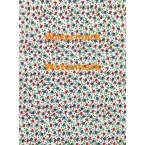 Blue Flowers & Red Hearts  - XBDE144  -  PRINT