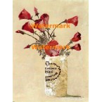 Dundee Jar with Poppies  - XBFL1271  -  PRINT