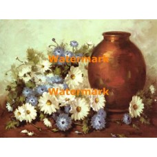 Vase with Florals  - XBFL948  -  PRINT