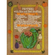 Peppers with Rice & Beef Stuffing  - XKF1230  -  PRINT