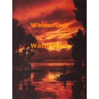 Crimson Sky Lake  - XKF2017  -  PRINT 