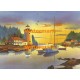 Sunset Cove  - #XKF4543  -  PRINT