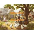 A Day on the Farm  - XKFJ1255  -  PRINT