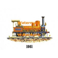 1861 Locomotive  - #XS1419  -  PRINT