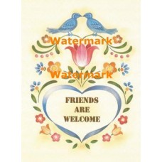 Friends Are Welcome  - XS9303  -  PRINT