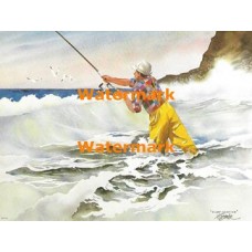 Surf Casting  - #XBSP405  -  PRINT