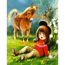 Horse Jockey  - XD7211  -  PRINT