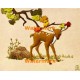 Felt Deer  - XD7503  -  PRINT