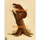 Felt Bear & Bees  - XD7504  -  PRINT