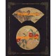 Village Fan Motif  - #XKFL7187  -  PRINT