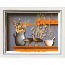 Mantle Arrangement With Pitcher  - #XKFL7254  -  PRINT