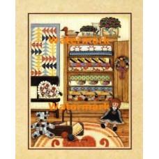 Assorted Quilts with Bench  -  XKFL7779  -  PRINT