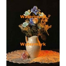 Pitcher Of Flowers  - #XKL7304  -  PRINT