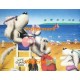 1.  Life Guard Dog  - #XKL7343  -  PRINT