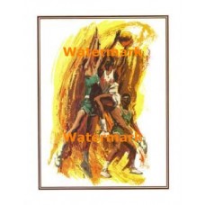 Basketball Action  - XKFL8242  -  PRINT