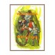 Soccer Action  - #XKFL8243  -  PRINT