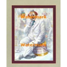 Clown In White Suit  - XKFL8261  -  PRINT