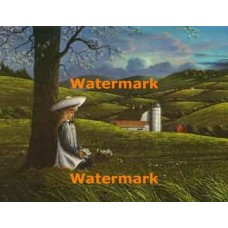 Flower Picking Time  - #XKL8224  -  PRINT