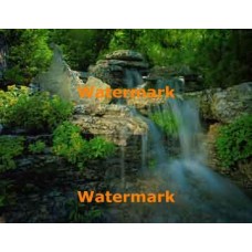 Rocky Waterfalls  - #XKLLAM8505  -  PRINT