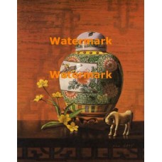 Oriental Scene  - #XBCH263  -  PRINT