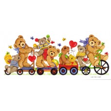 Teddy Bears  - #XM9501  -  PRINT