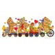 Teddy Bears  - #XM9501  -  PRINT