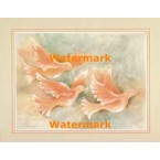Doves In Flight  - XKFL9537  -  PRINT
