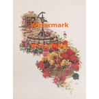 Flowers At Water Pump  - XKN4002  -  PRINT
