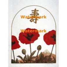 Oriental Poppies  - #XBPP364  -  PRINT
