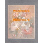 Florals with Silver Border  - XBPP474  -  PRINT