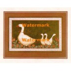 Mother & Geese  - #XBPP533  -  PRINT