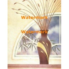Vase in Window  - #XBPP541  -  PRINT