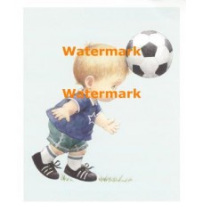 Soccer Boy  - #XM346  -  PRINT
