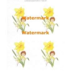 Blossom Tots 4 Up - #XM7015  -  PRINT