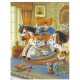 The Upstairs Downstairs Bears  - #XM847  -  PRINT