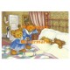 The Upstairs Downstairs Bears  - #XM848  -  PRINT