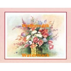 Flowers In Basket  - XS10379  -  PRINT