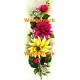 Pink & Yellow Flowers  - #XS5792  -  PRINT