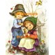 Children & Birds  - XS6054  -  PRINT