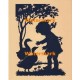 Blue Silhouette  - XS9626  -  PRINT