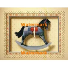 Quilted Rocking Horse  - #XS10661  -  PRINT